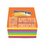 PAPELETAS ADHESIVAS CUBO 2 X 2" NEON 400 HOJAS