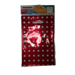 BOLSAS DE CELOFAN METALICA DECORADA C/10